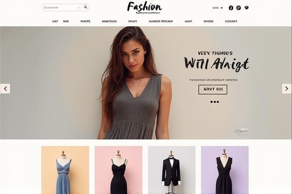 E-commerce Website Redesign for Fashion Forward Apparel